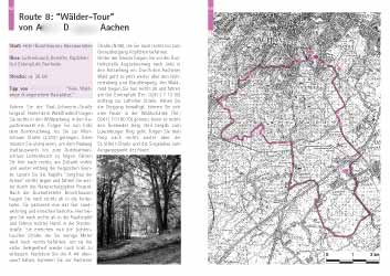 Aachen erradeln Routenbeispiel